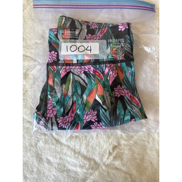 MINKPINK MOVE Women’s Leggings Size M Tropical Leaf Print High Waist Activewear - Picture 6 of 6